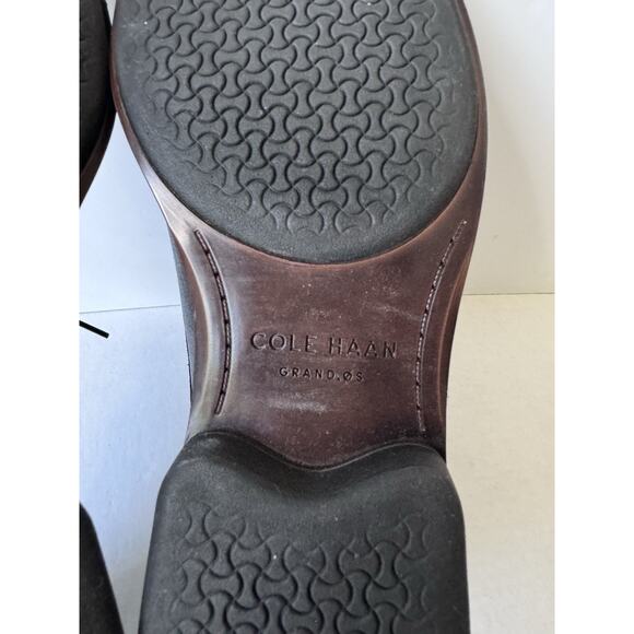 COLE HAAN Mens Size 11.5 HOLLAND Grand Plain Toe Oxford Dress Shoe BLACK C30016 main image 4